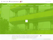 Tablet Screenshot of dps-zywiec.com